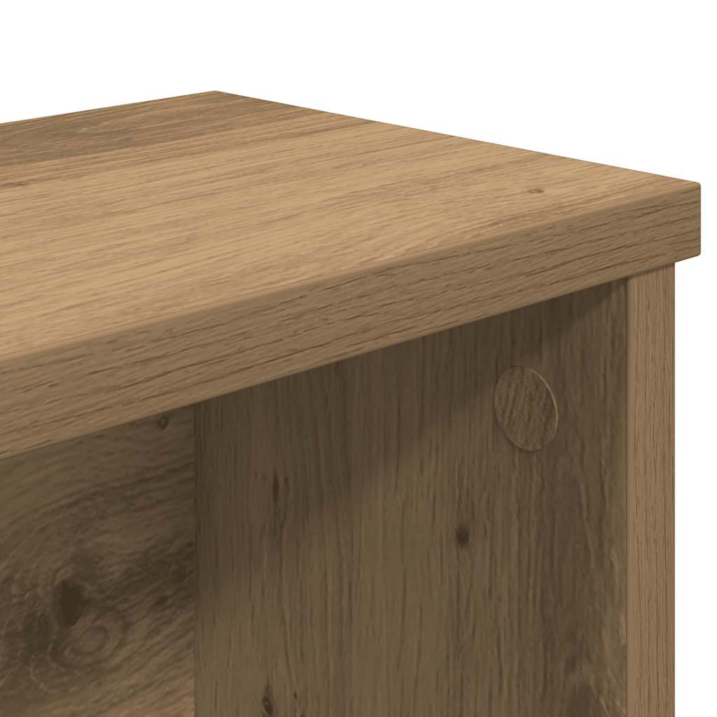 Keukenrekken stapelbaar 2 st 60x15x16 cm artisanaal eikenkleur is nu te koop bij PeponiXL, paradijselijk wonen!