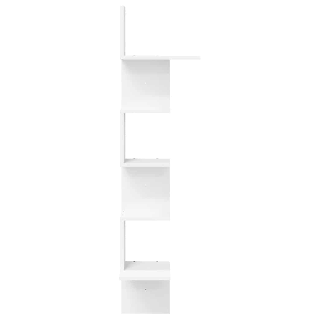 Hoekwandschap 32x32x127,5 cm bewerkt hout wit is nu te koop bij PeponiXL, paradijselijk wonen!
