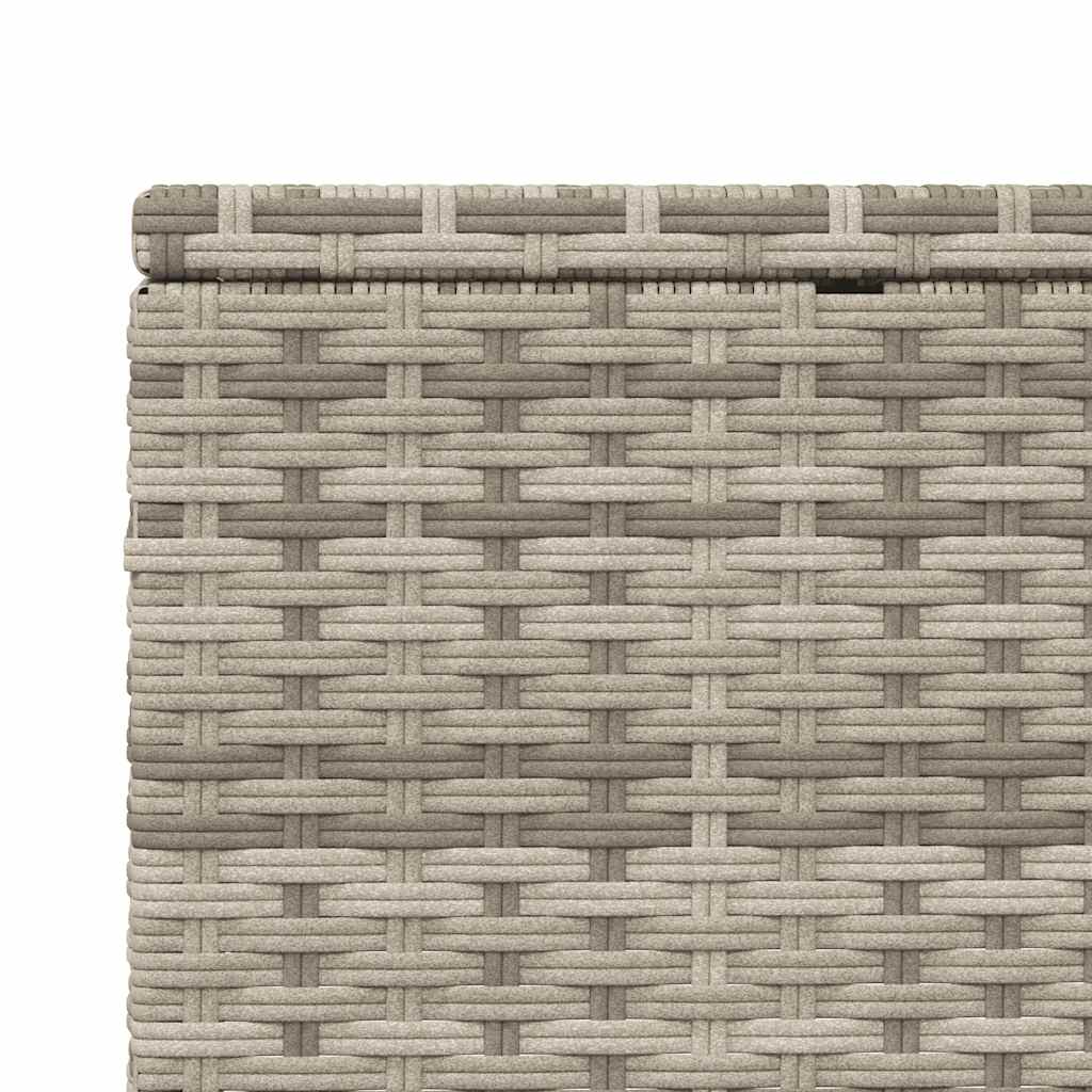 Ligbed met zwevend kussen poly rattan lichtgrijs is nu te koop bij PeponiXL, paradijselijk wonen!