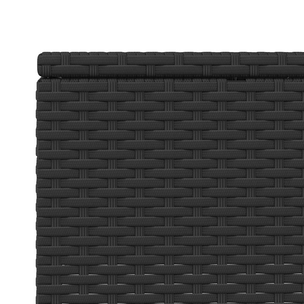 Ligbed met zwevend kussen poly rattan zwart is nu te koop bij PeponiXL, paradijselijk wonen!