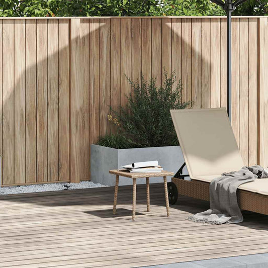Tuin salontafel rechthoekig 40x40x37 cm poly rattan beige is nu te koop bij PeponiXL, paradijselijk wonen!