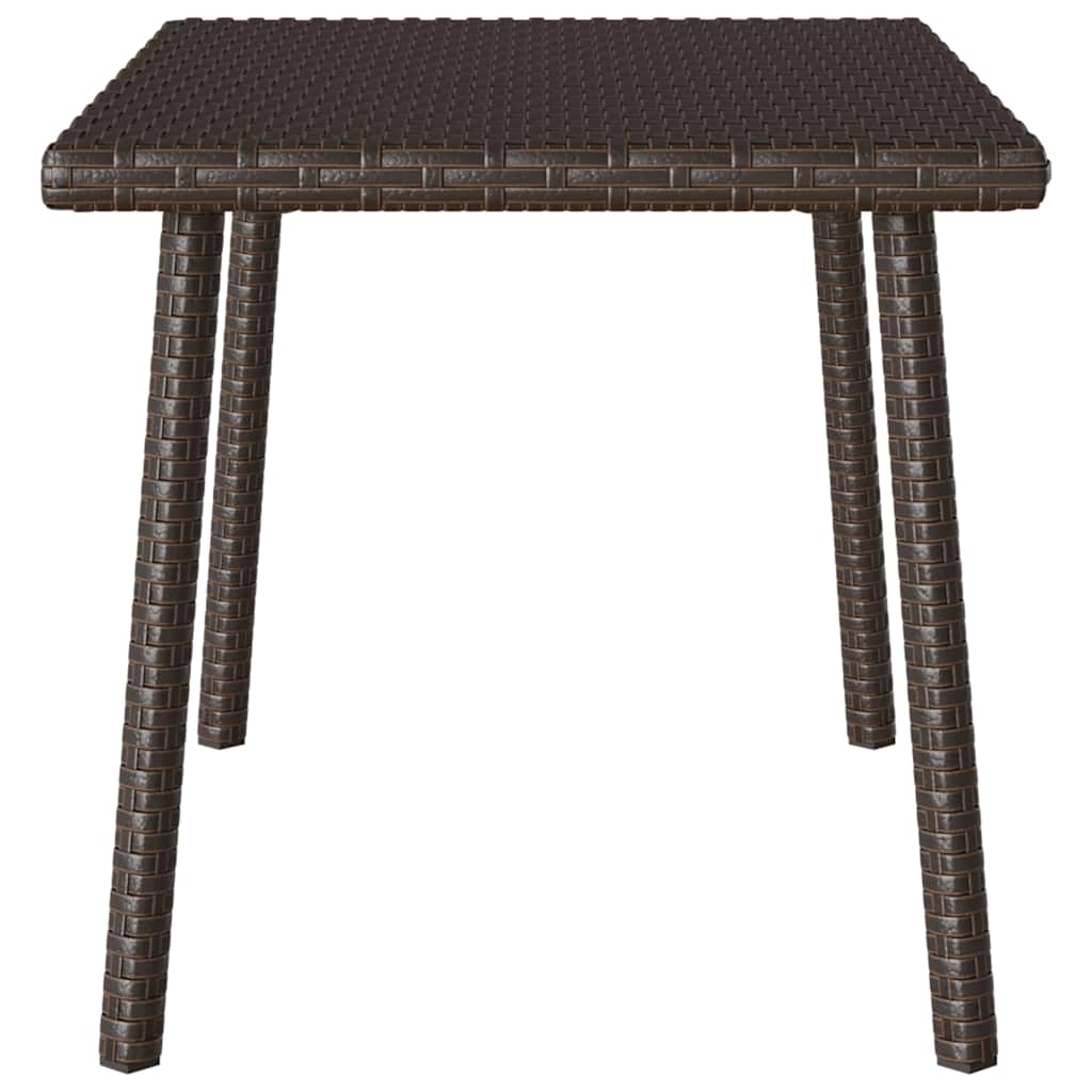Tuin salontafel rechthoekig 60x40x37 cm poly rattan bruin is nu te koop bij PeponiXL, paradijselijk wonen!