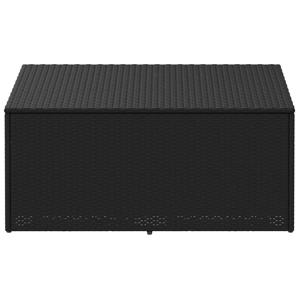 Tuinbox Zwart 110x50x58 cm Poly Rattan is nu te koop bij PeponiXL, paradijselijk wonen!