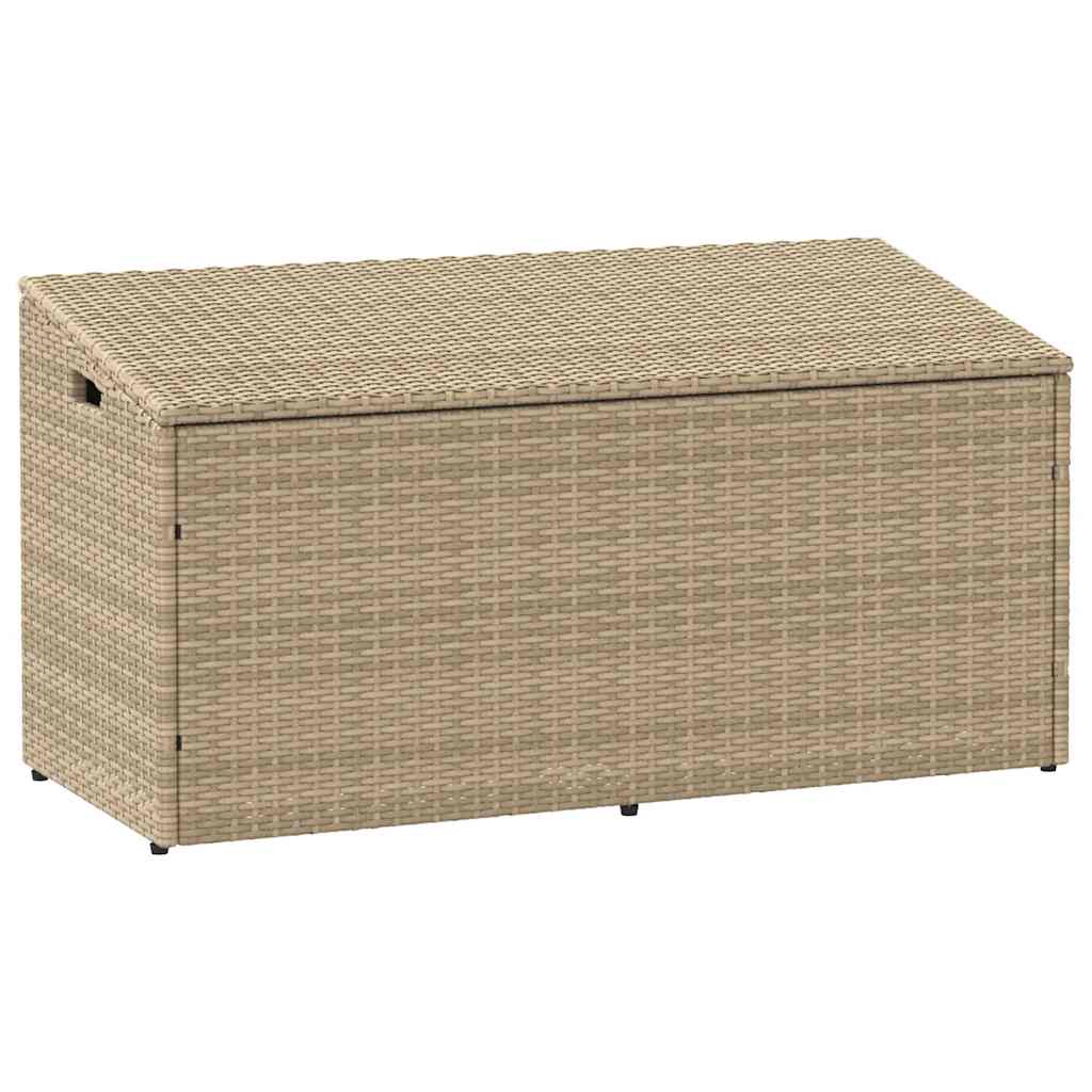 Tuinbox beige 110x50x58 cm poly rattan is nu te koop bij PeponiXL, paradijselijk wonen!