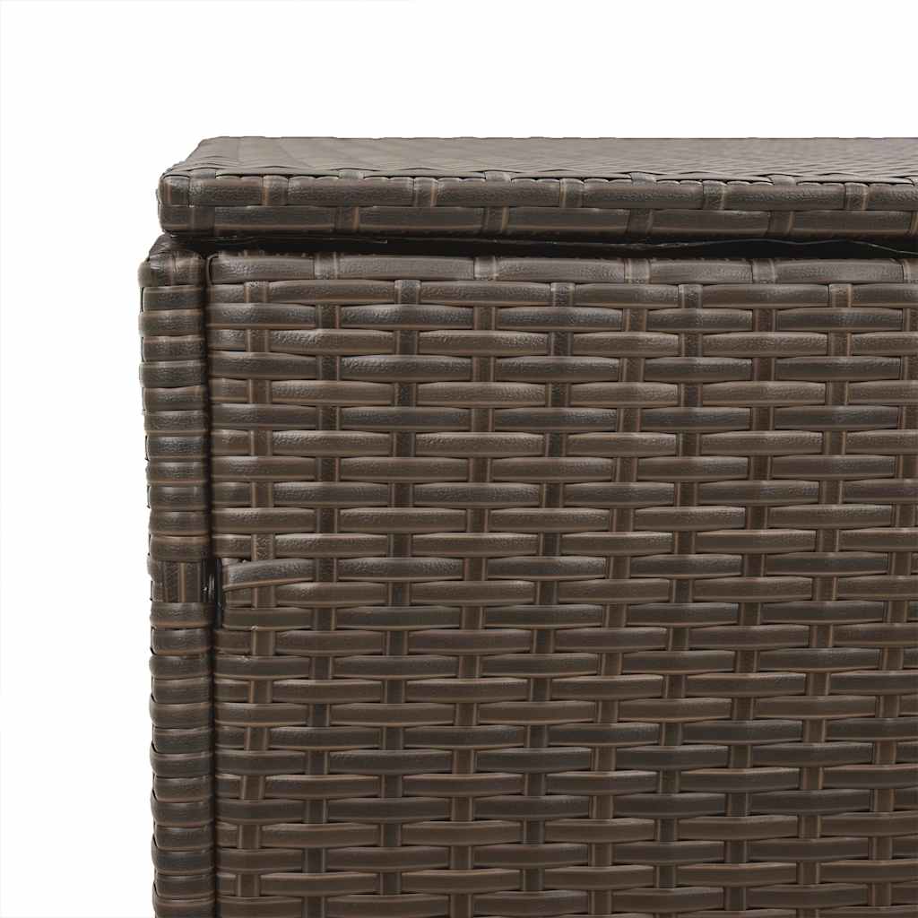 Tuinbox 220x50x58 cm poly rattan bruin is nu te koop bij PeponiXL, paradijselijk wonen!