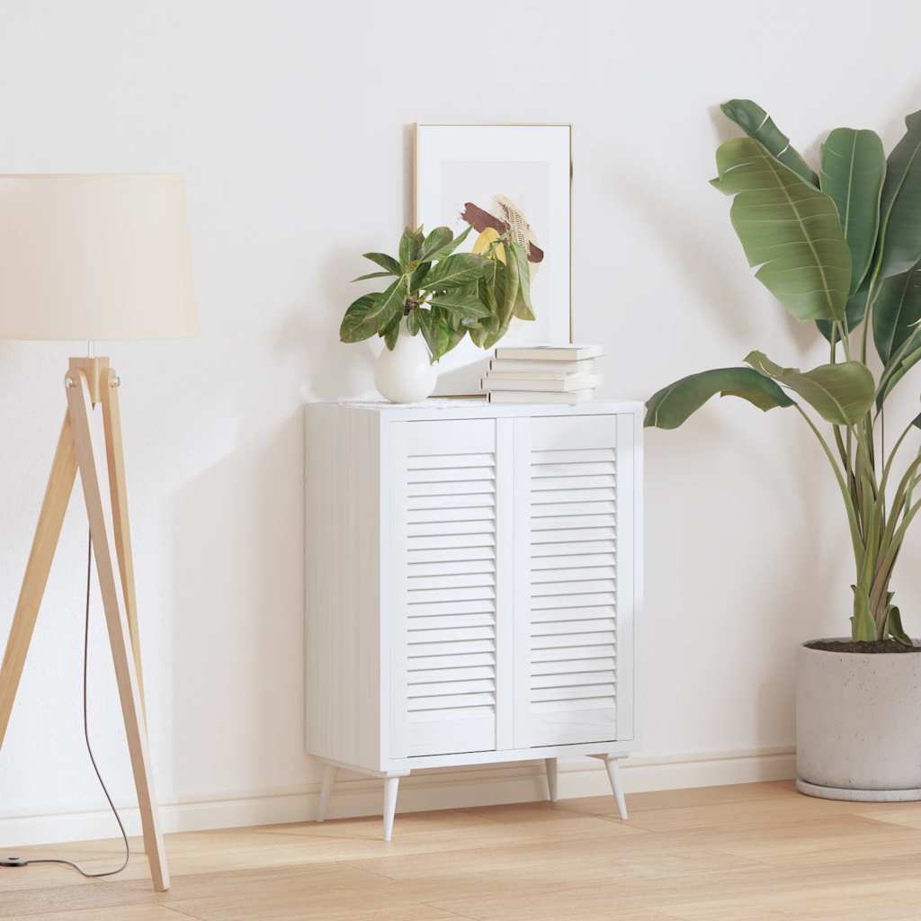 Kastdeuren louvre design 2 st 69x29,5 cm wit is nu te koop bij PeponiXL, paradijselijk wonen!