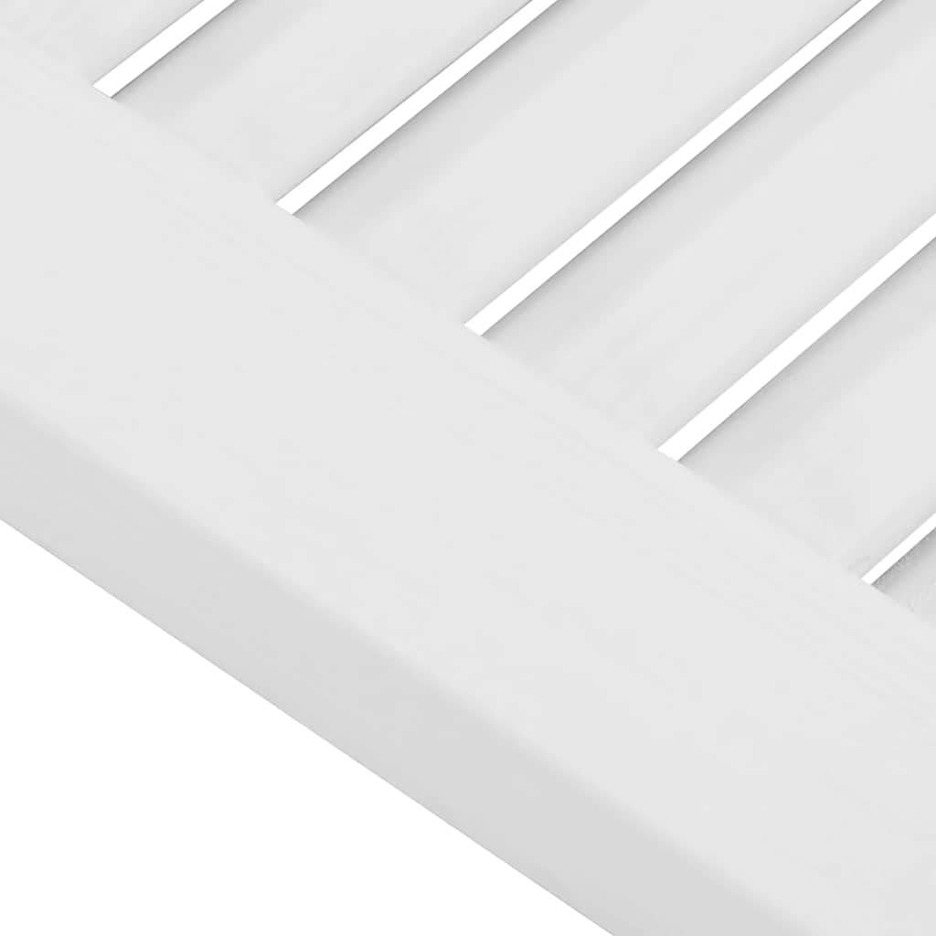 Kastdeuren louvredesign 2 st 99x29,5 cm wit is nu te koop bij PeponiXL, paradijselijk wonen!