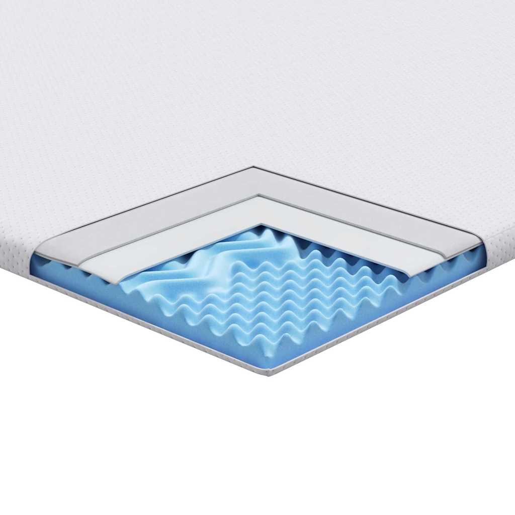 matrastopper Wit 80 x 200 cm Jacquard Stof is nu te koop bij PeponiXL, paradijselijk wonen!