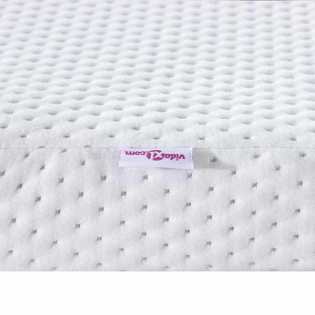 matrastopper Wit 120 x 200 cm Jacquard Stof is nu te koop bij PeponiXL, paradijselijk wonen!