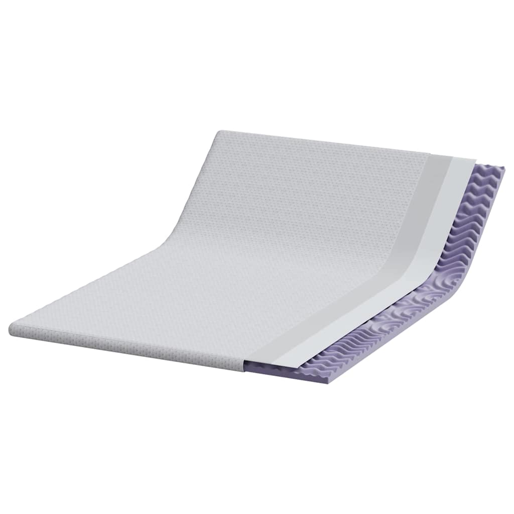 matrastopper Wit 140 x 190 cm Jacquard Stof is nu te koop bij PeponiXL, paradijselijk wonen!