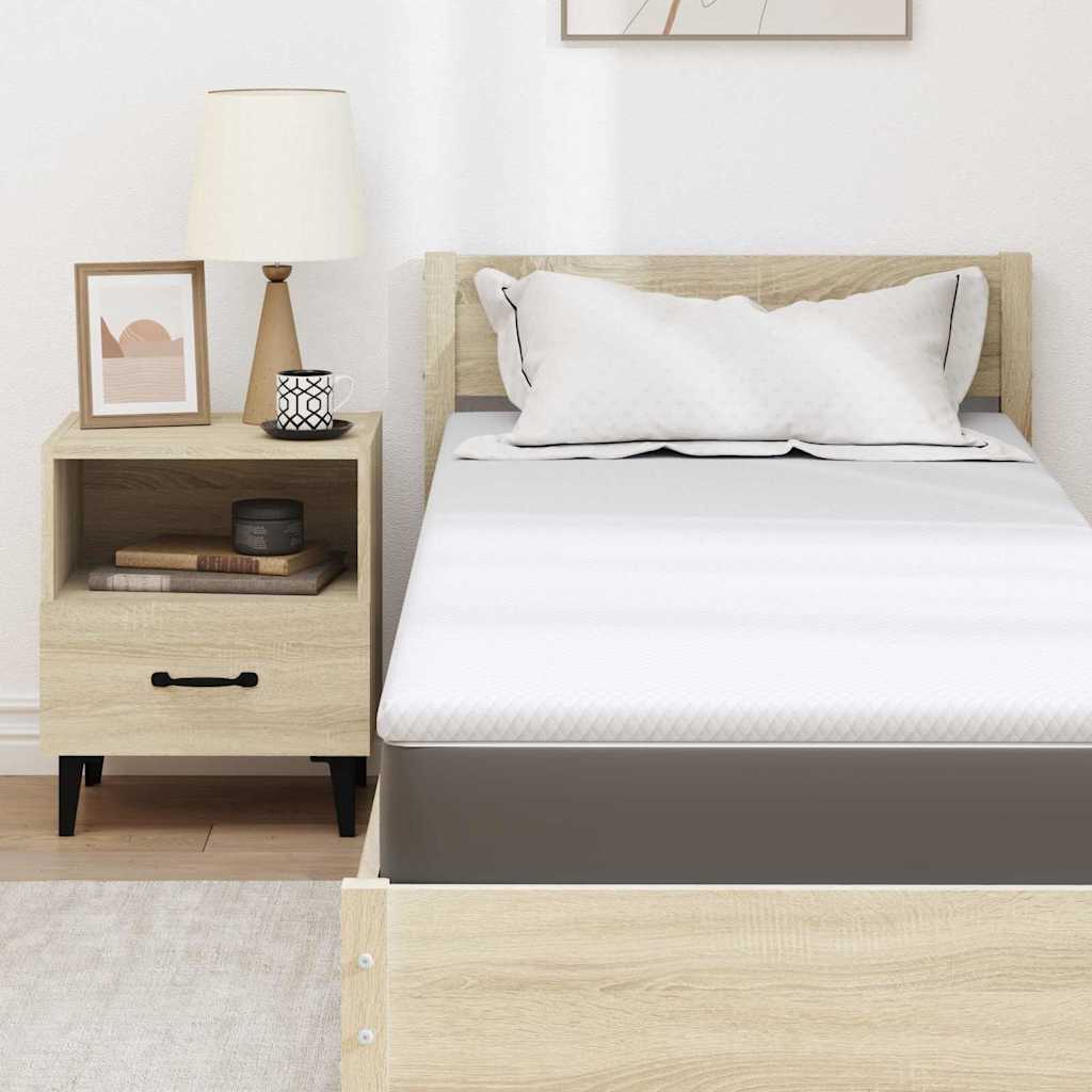 matrastopper Wit 80 x 200 cm Jacquard Stof is nu te koop bij PeponiXL, paradijselijk wonen!