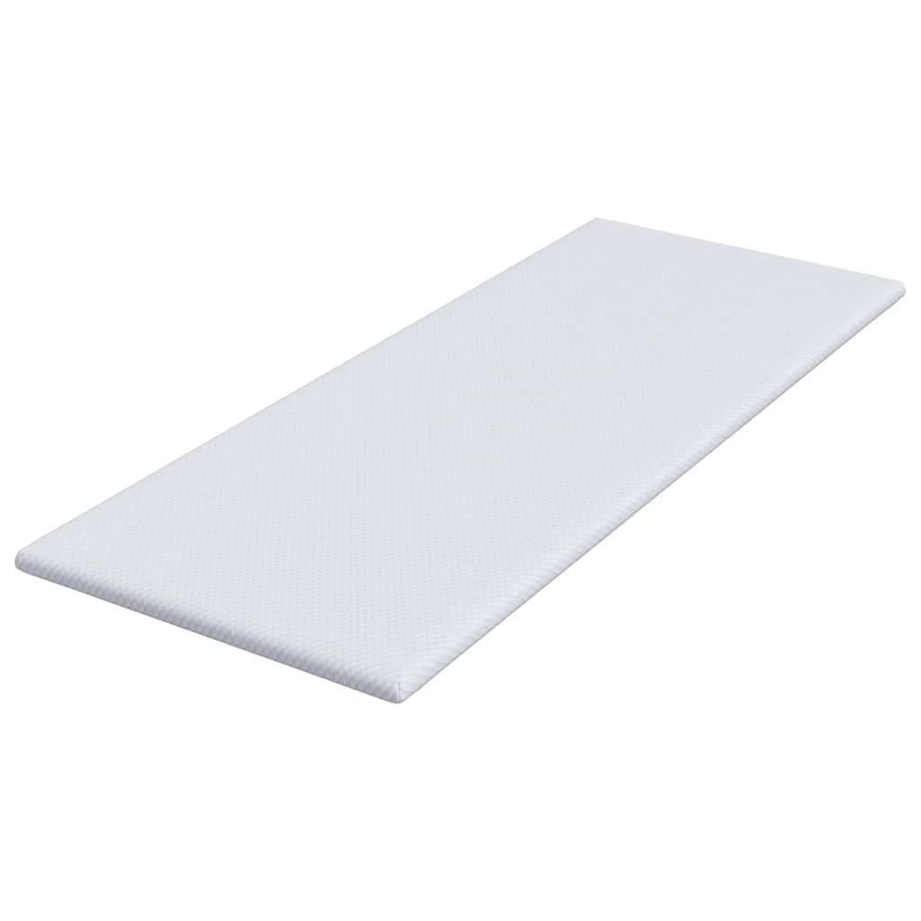 matrastopper Wit 80 x 200 cm Jacquard Stof is nu te koop bij PeponiXL, paradijselijk wonen!