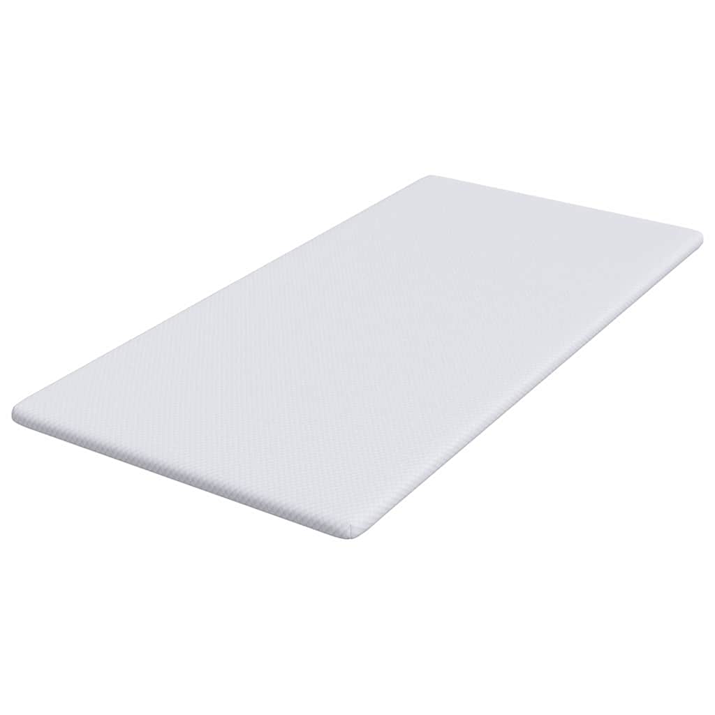 matrastopper Wit 100 x 200 cm Jacquard Stof is nu te koop bij PeponiXL, paradijselijk wonen!