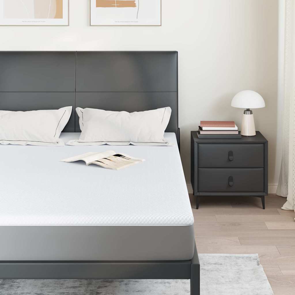 matrastopper Wit 140 x 200 cm Jacquard Stof is nu te koop bij PeponiXL, paradijselijk wonen!