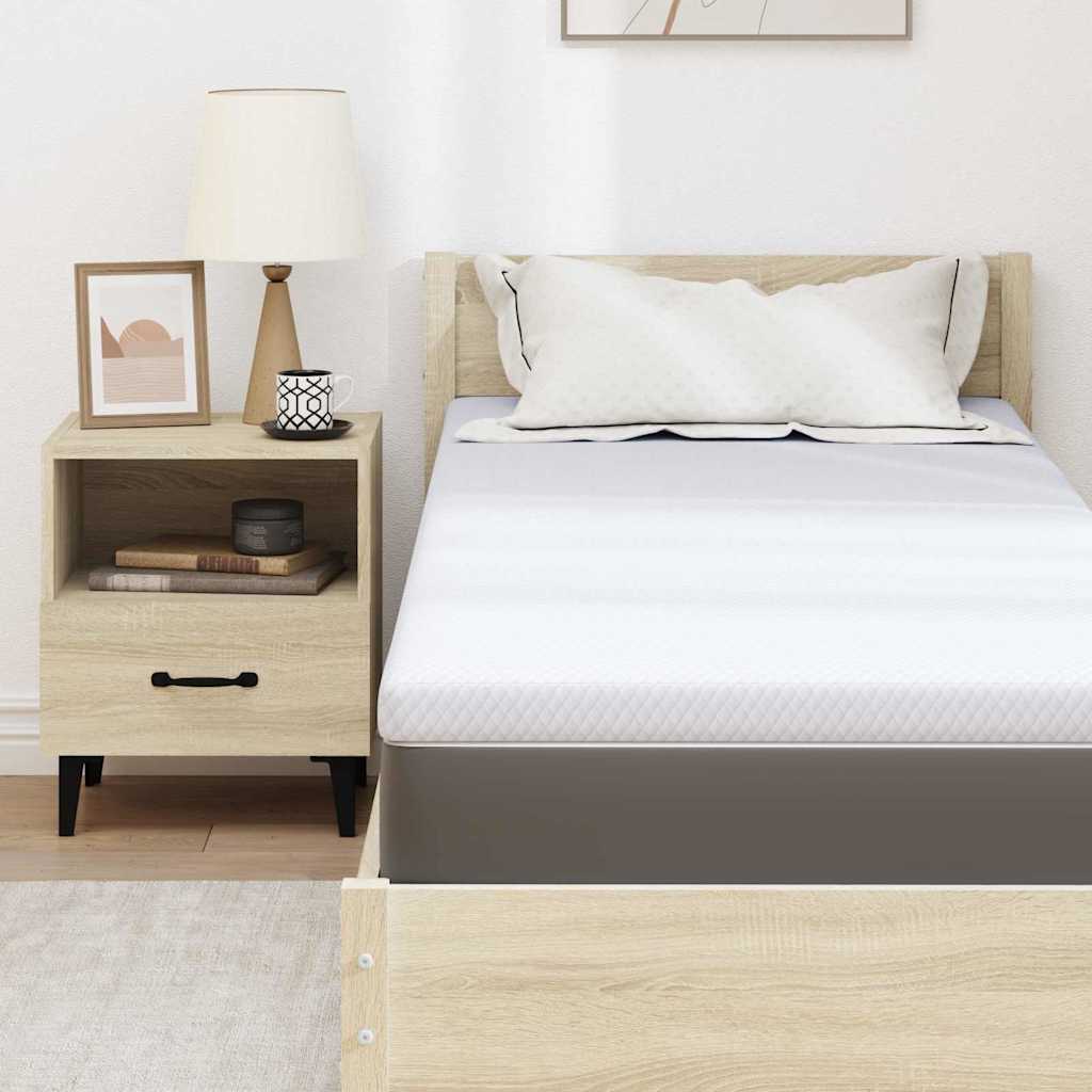 matrastopper Wit 80 x 200 cm Jacquard Stof is nu te koop bij PeponiXL, paradijselijk wonen!