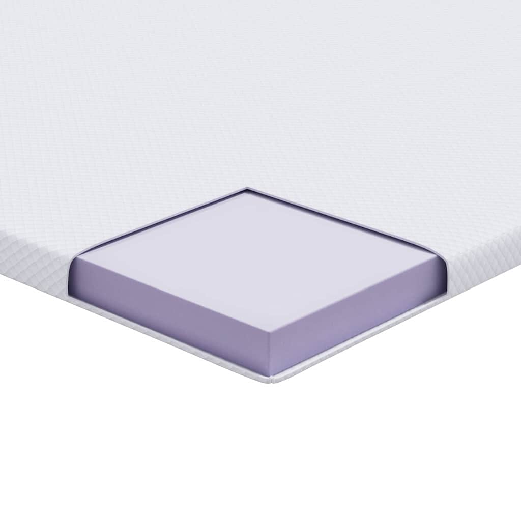 matrastopper Wit 90 x 200 cm Jacquard Stof is nu te koop bij PeponiXL, paradijselijk wonen!