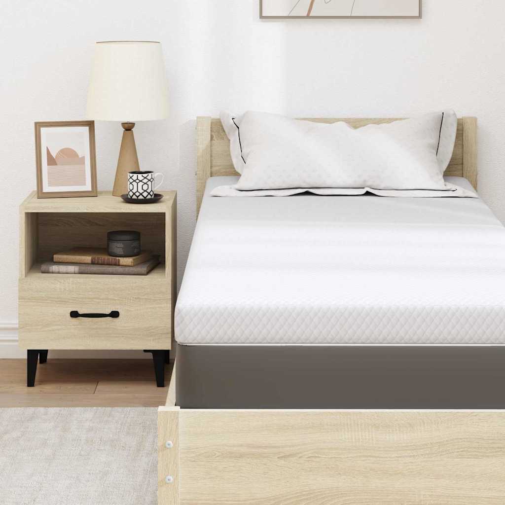 matrastopper Wit 80 x 200 cm Jacquard Stof is nu te koop bij PeponiXL, paradijselijk wonen!