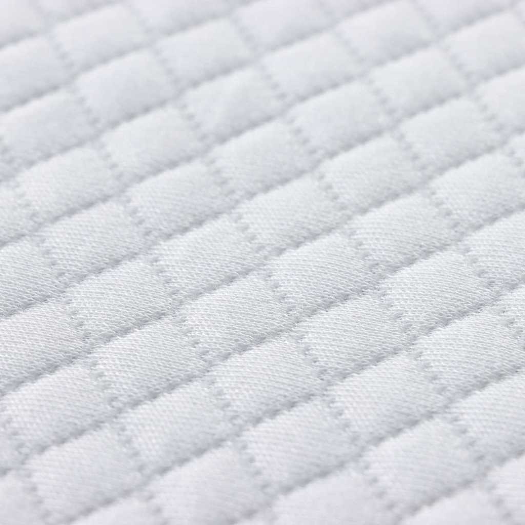 matrastopper Wit 160 x 200 cm Jacquard Stof is nu te koop bij PeponiXL, paradijselijk wonen!