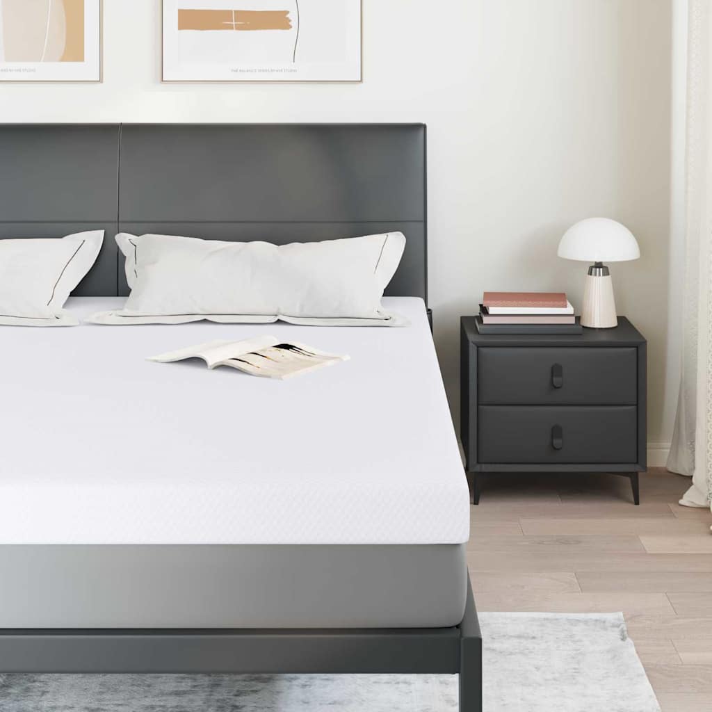 matrastopper Wit 180 x 200 cm Jacquard Stof is nu te koop bij PeponiXL, paradijselijk wonen!