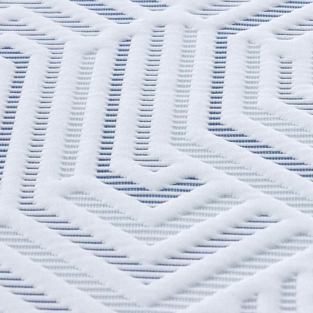 matrastopper Wit 90 x 190 cm Jacquard stof is nu te koop bij PeponiXL, paradijselijk wonen!