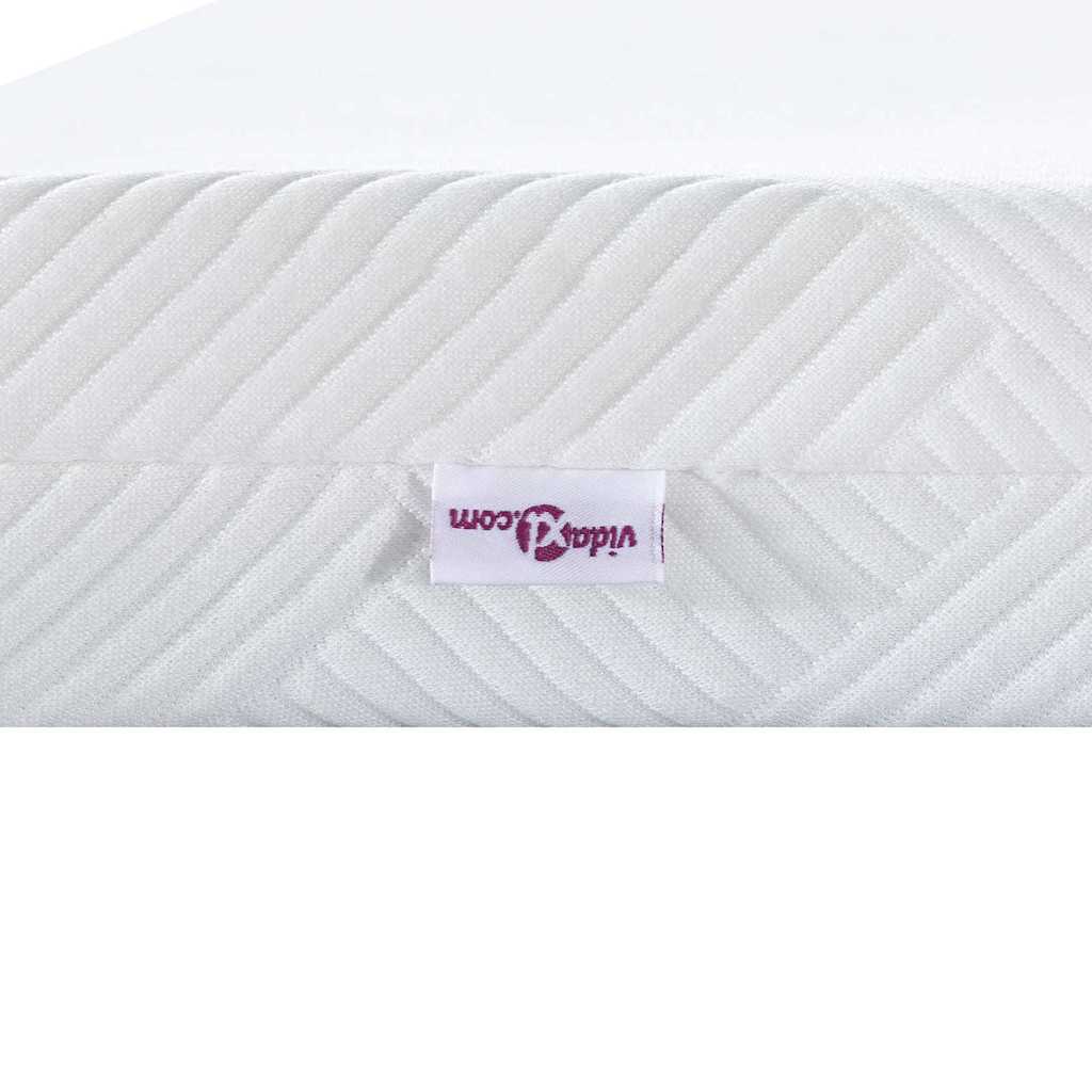 matrastopper Wit 140 x 200 cm Jacquard stof is nu te koop bij PeponiXL, paradijselijk wonen!