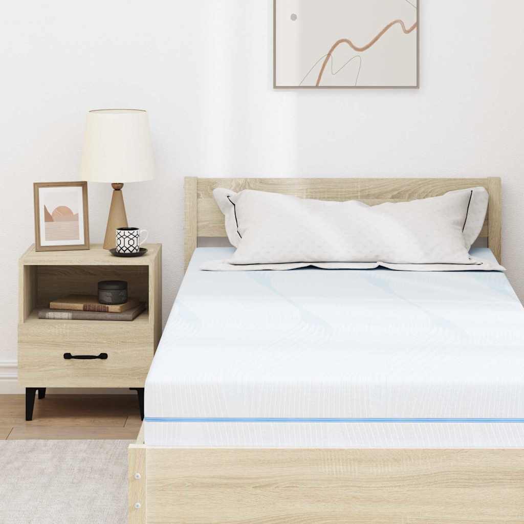 Matras Wit 100 x 200 cm Jacquard stof is nu te koop bij PeponiXL, paradijselijk wonen!
