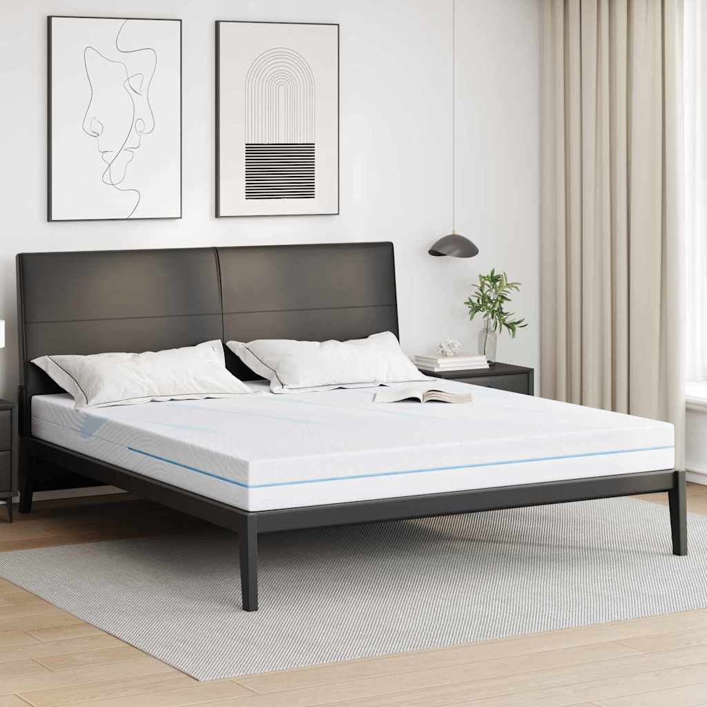Matras Wit 180 x 200 cm Jacquard stof is nu te koop bij PeponiXL, paradijselijk wonen!