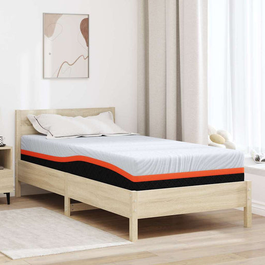 Matras Wit en Grijs 90 x 190 cm Jacquard stof is nu te koop bij PeponiXL, paradijselijk wonen!