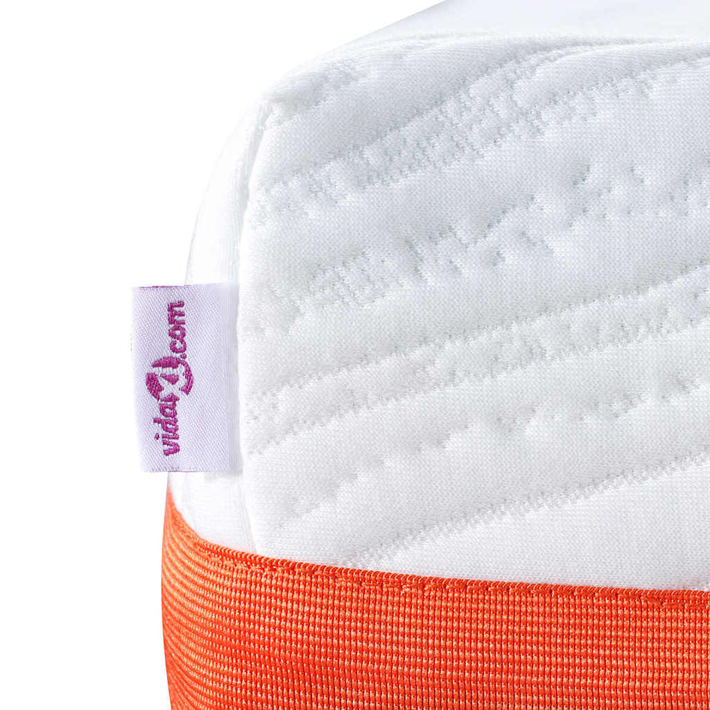 Matras Wit en Grijs 90 x 200 cm Jacquard stof is nu te koop bij PeponiXL, paradijselijk wonen!