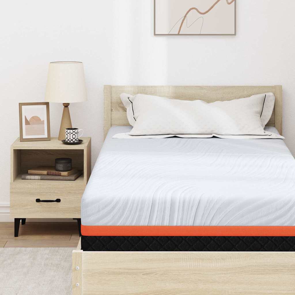 Matras Wit en Grijs 100 x 200 cm Jacquard stof is nu te koop bij PeponiXL, paradijselijk wonen!