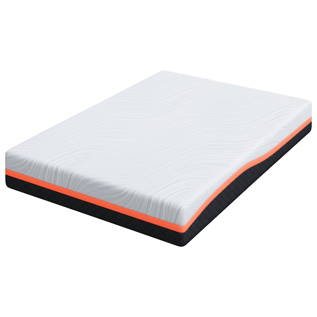 Matras Wit en Grijs 160 x 200 cm Jacquard stof is nu te koop bij PeponiXL, paradijselijk wonen!