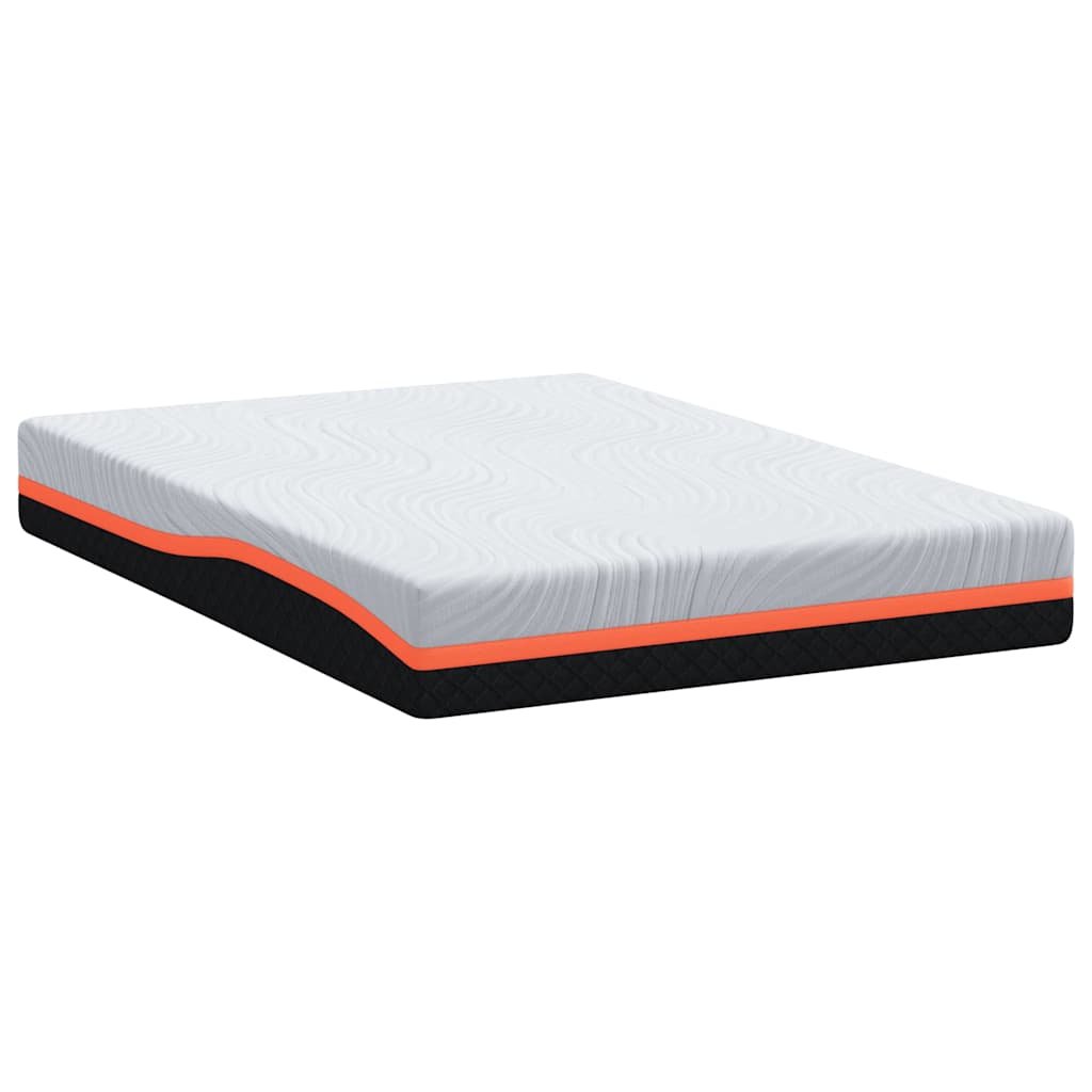 Matras Wit en Grijs 160 x 200 cm Jacquard stof is nu te koop bij PeponiXL, paradijselijk wonen!