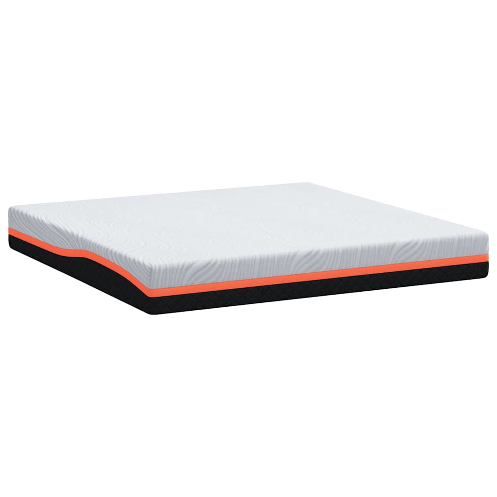 Matras Wit en Grijs 180 x 200 cm Jacquard stof is nu te koop bij PeponiXL, paradijselijk wonen!