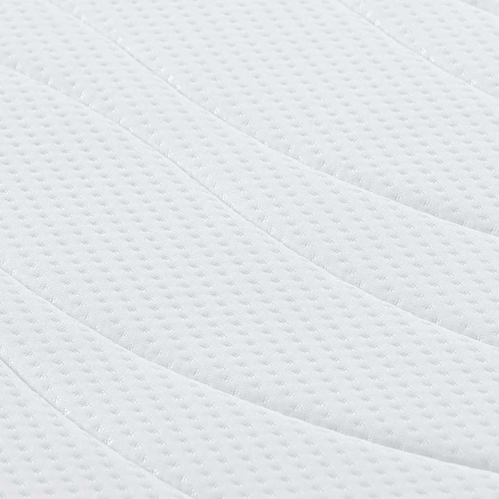 Matras Wit 80 x 200 cm Jacquard stof is nu te koop bij PeponiXL, paradijselijk wonen!