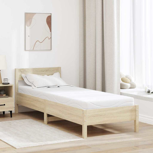 Matras Wit 80 x 200 cm Jacquard stof is nu te koop bij PeponiXL, paradijselijk wonen!
