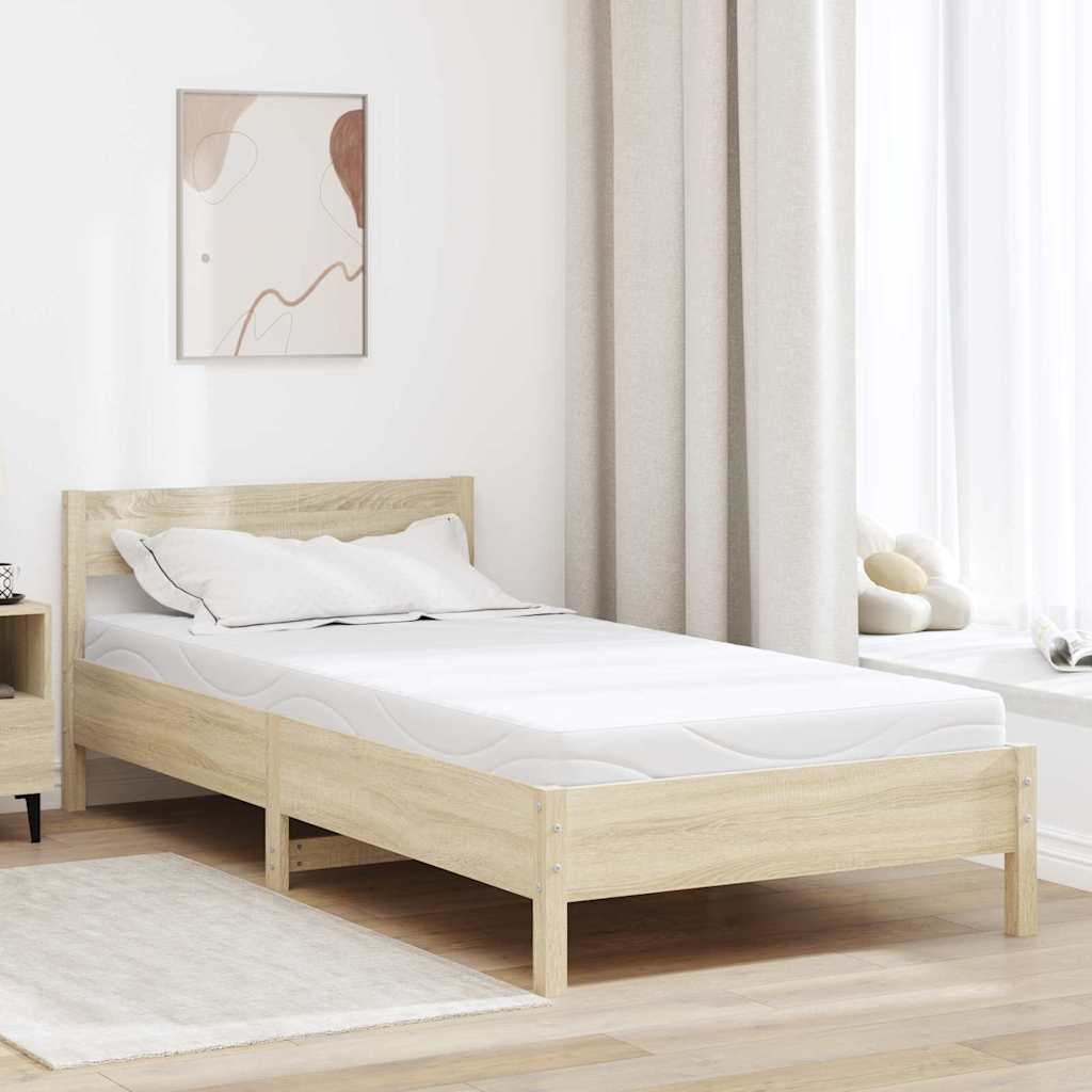 Matras Wit 90 x 190 cm Jacquard stof is nu te koop bij PeponiXL, paradijselijk wonen!