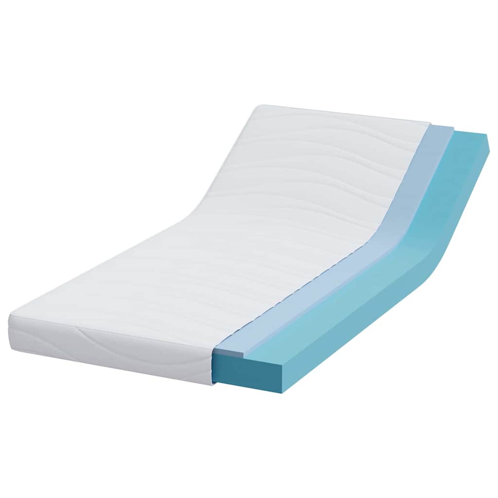 Matras Wit 90 x 190 cm Jacquard stof is nu te koop bij PeponiXL, paradijselijk wonen!