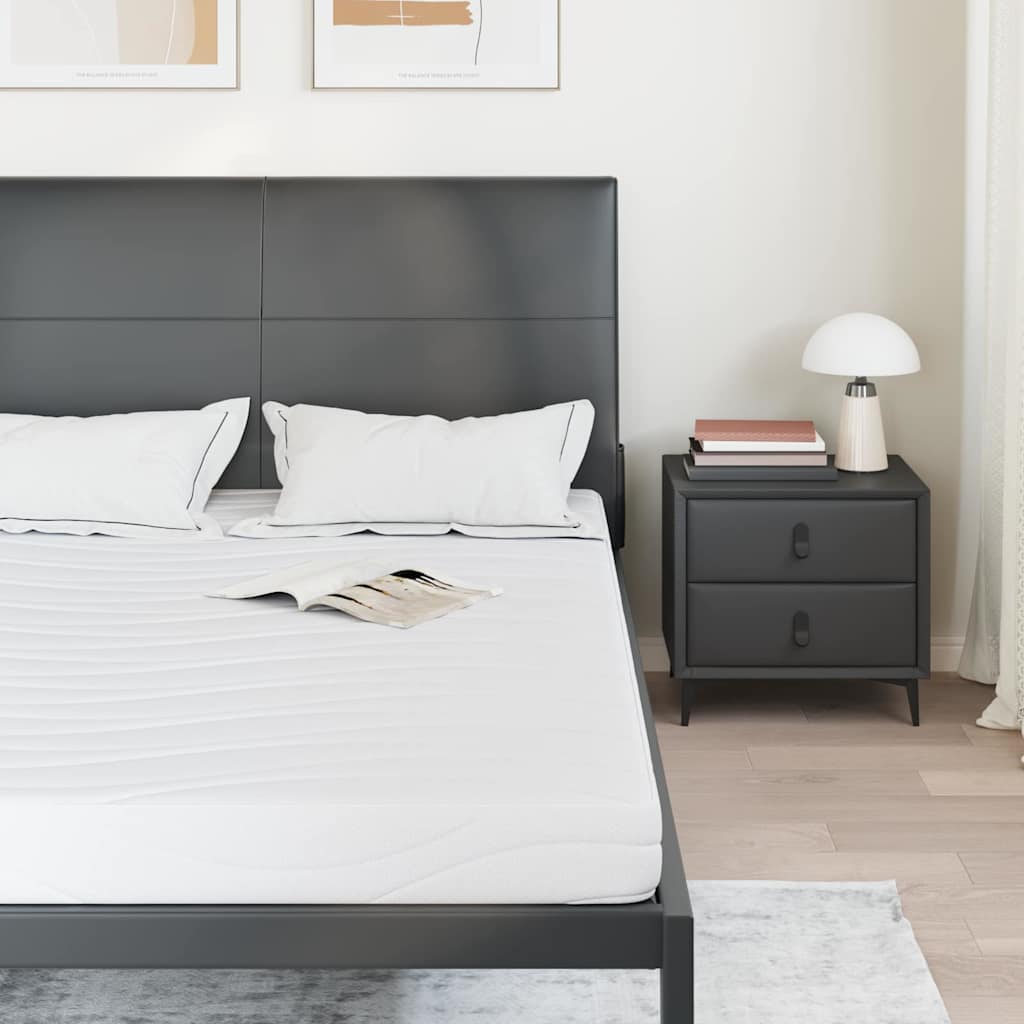 Matras Wit 140 x 190 cm Jacquard stof is nu te koop bij PeponiXL, paradijselijk wonen!