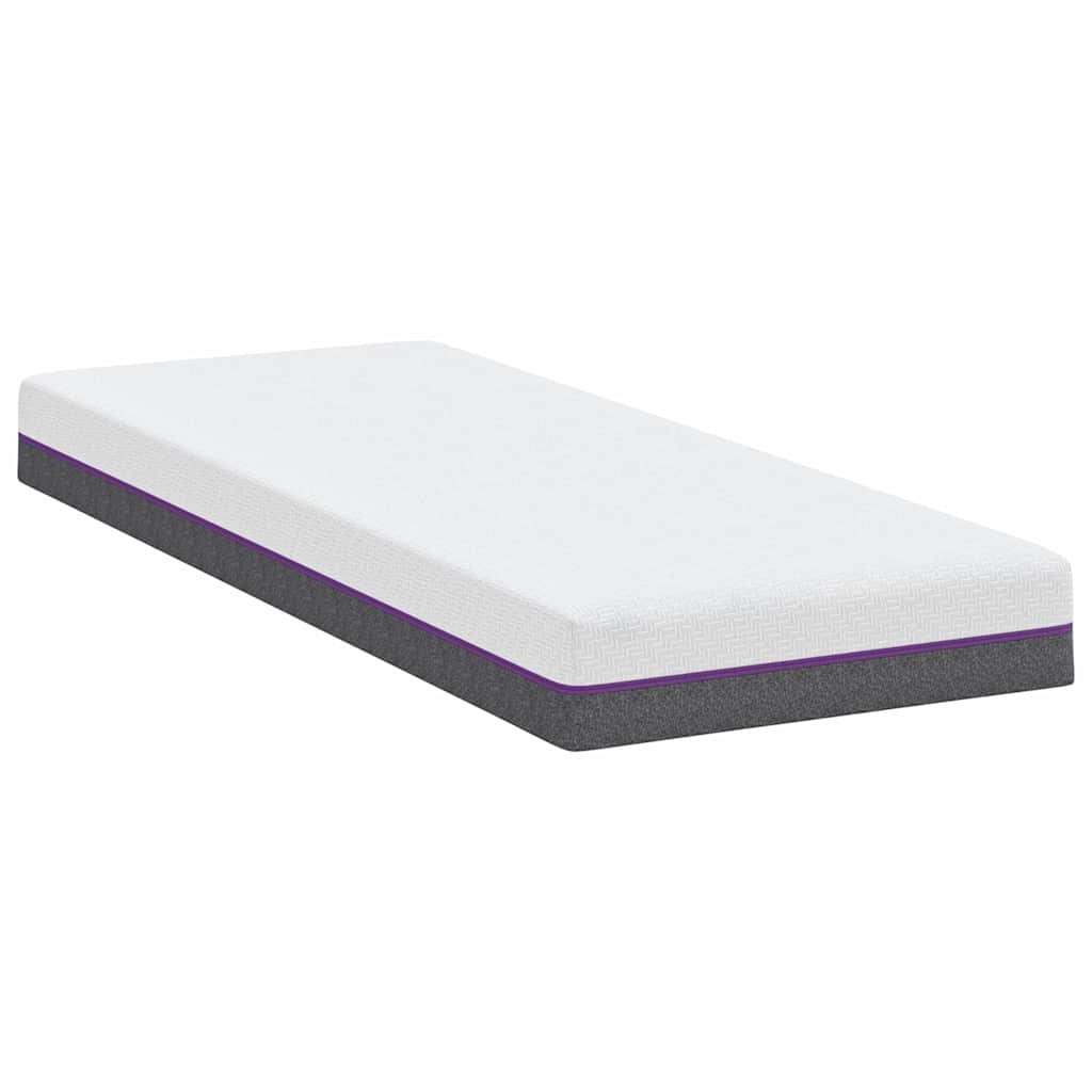 Matras Wit en Grijs 80 x 200 cm Jacquard stof is nu te koop bij PeponiXL, paradijselijk wonen!