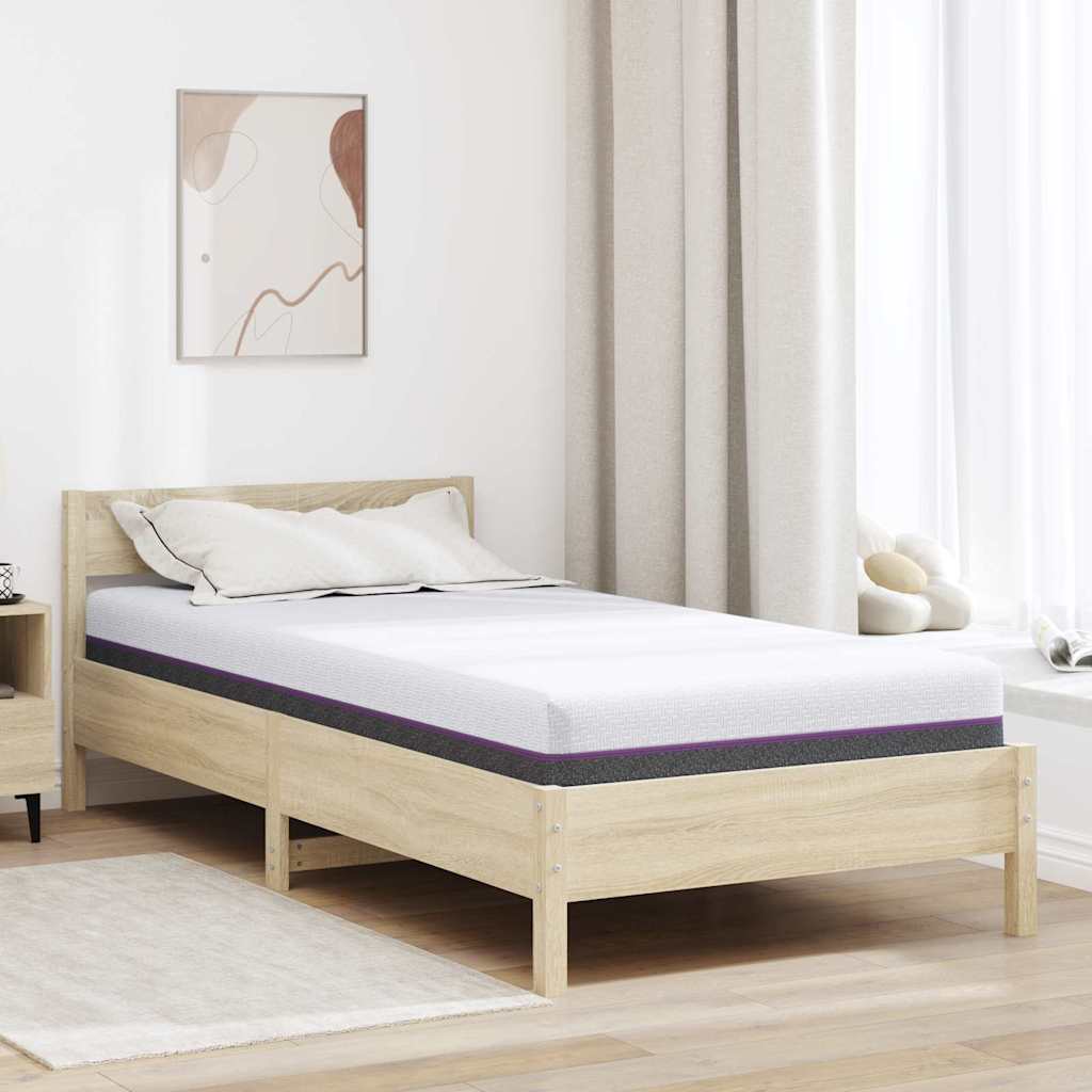 Matras Wit en Grijs 90 x 190 cm Jacquard stof is nu te koop bij PeponiXL, paradijselijk wonen!