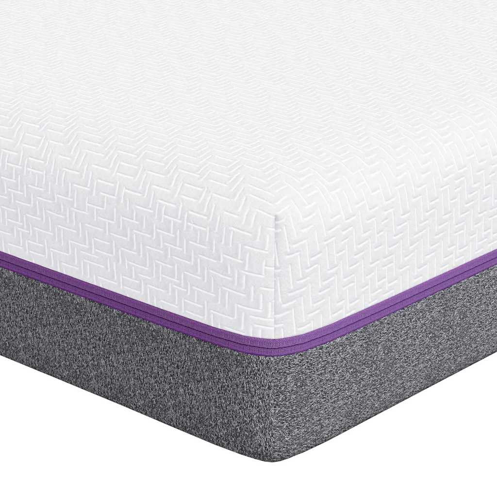 Matras Wit en Grijs 90 x 190 cm Jacquard stof is nu te koop bij PeponiXL, paradijselijk wonen!