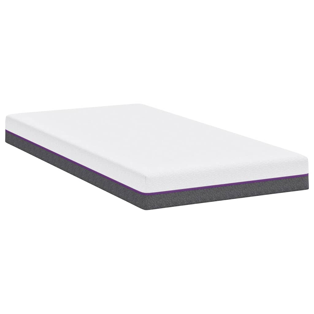 Matras Wit en Grijs 90 x 200 cm Jacquard stof is nu te koop bij PeponiXL, paradijselijk wonen!
