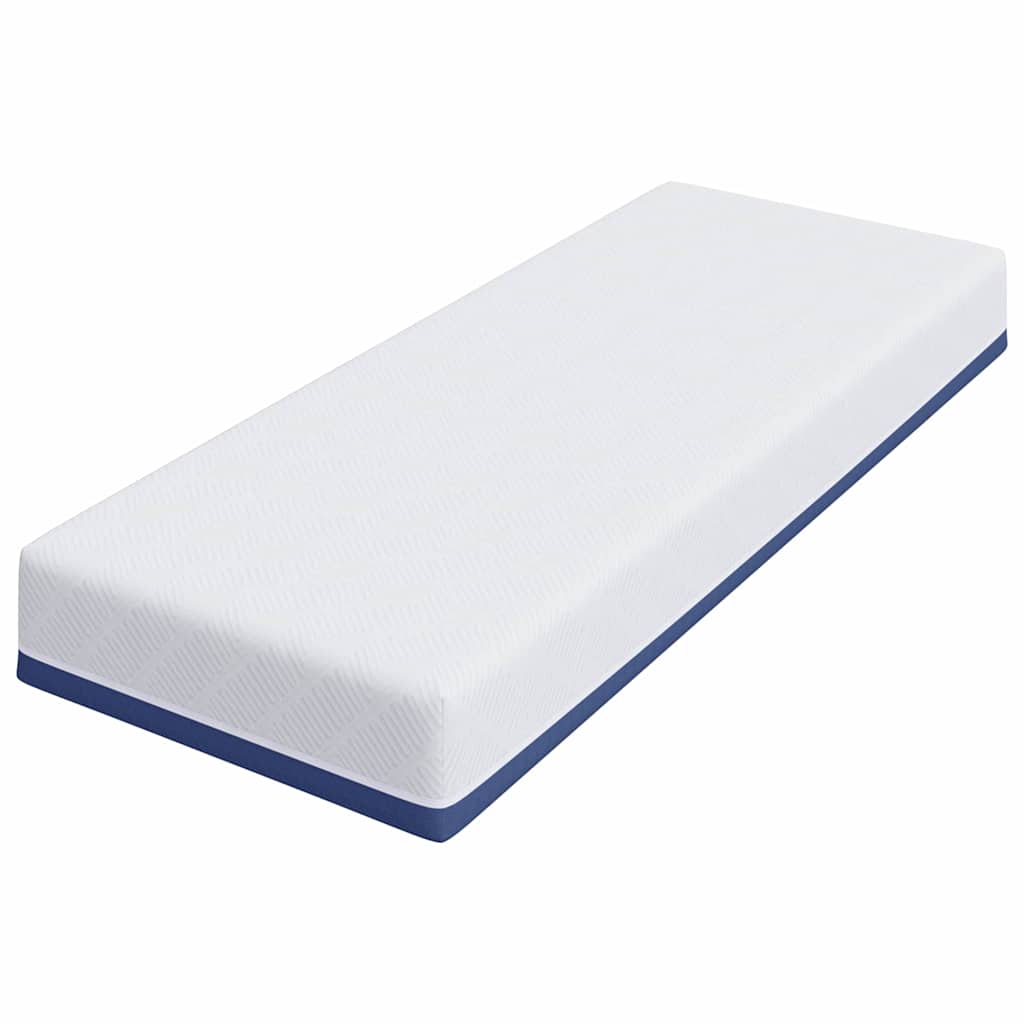 Matras Wit en Blauw 70 x 200 cm Jacquard stof is nu te koop bij PeponiXL, paradijselijk wonen!