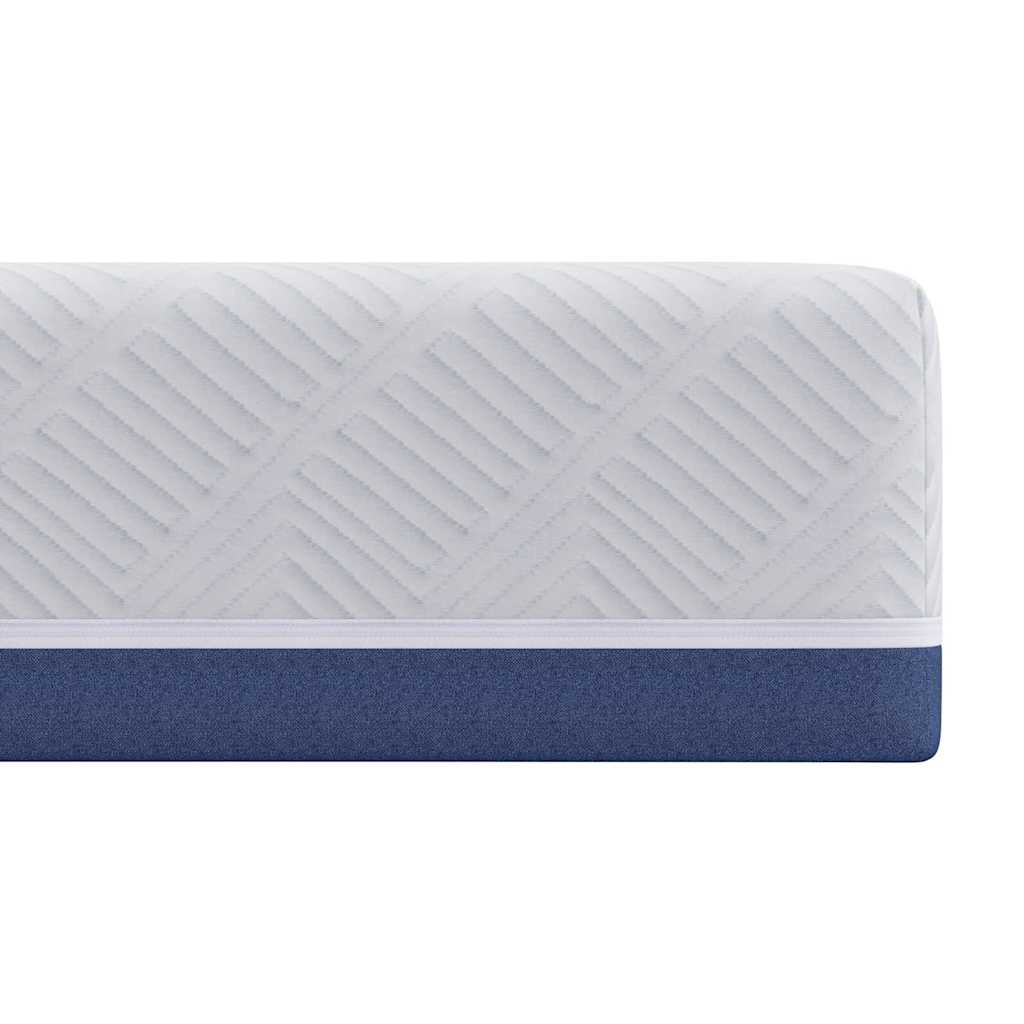 Matras Wit en Blauw 70 x 200 cm Jacquard stof is nu te koop bij PeponiXL, paradijselijk wonen!