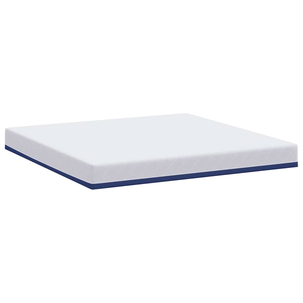 Matras Wit en Blauw 200 x 200 cm Jacquard stof is nu te koop bij PeponiXL, paradijselijk wonen!