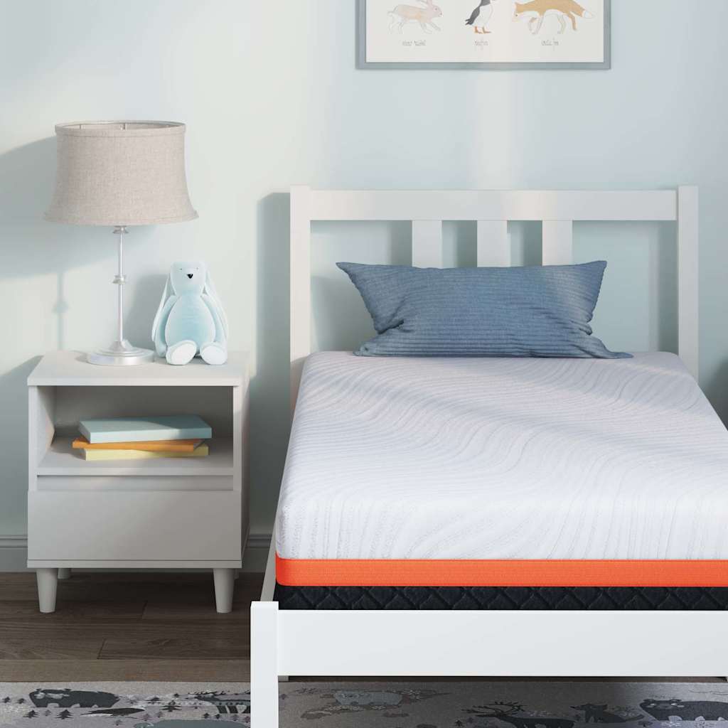 Matras Wit en zwart 80 x 160 cm Jacquard stof is nu te koop bij PeponiXL, paradijselijk wonen!