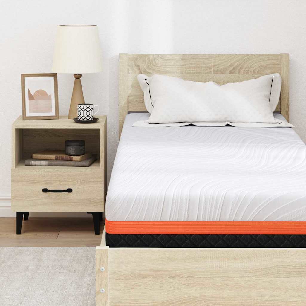 Matras Wit en zwart 70 x 200 cm Jacquard stof is nu te koop bij PeponiXL, paradijselijk wonen!