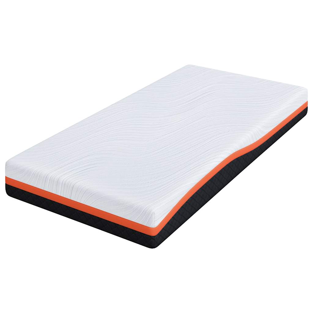 Matras Wit en zwart 100 x 200 cm Jacquard stof is nu te koop bij PeponiXL, paradijselijk wonen!