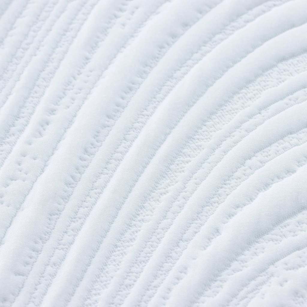 Matras Wit en zwart 140 x 190 cm Jacquard stof is nu te koop bij PeponiXL, paradijselijk wonen!