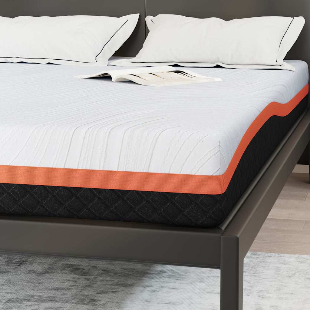 Matras Wit en zwart 140 x 200 cm Jacquard stof is nu te koop bij PeponiXL, paradijselijk wonen!